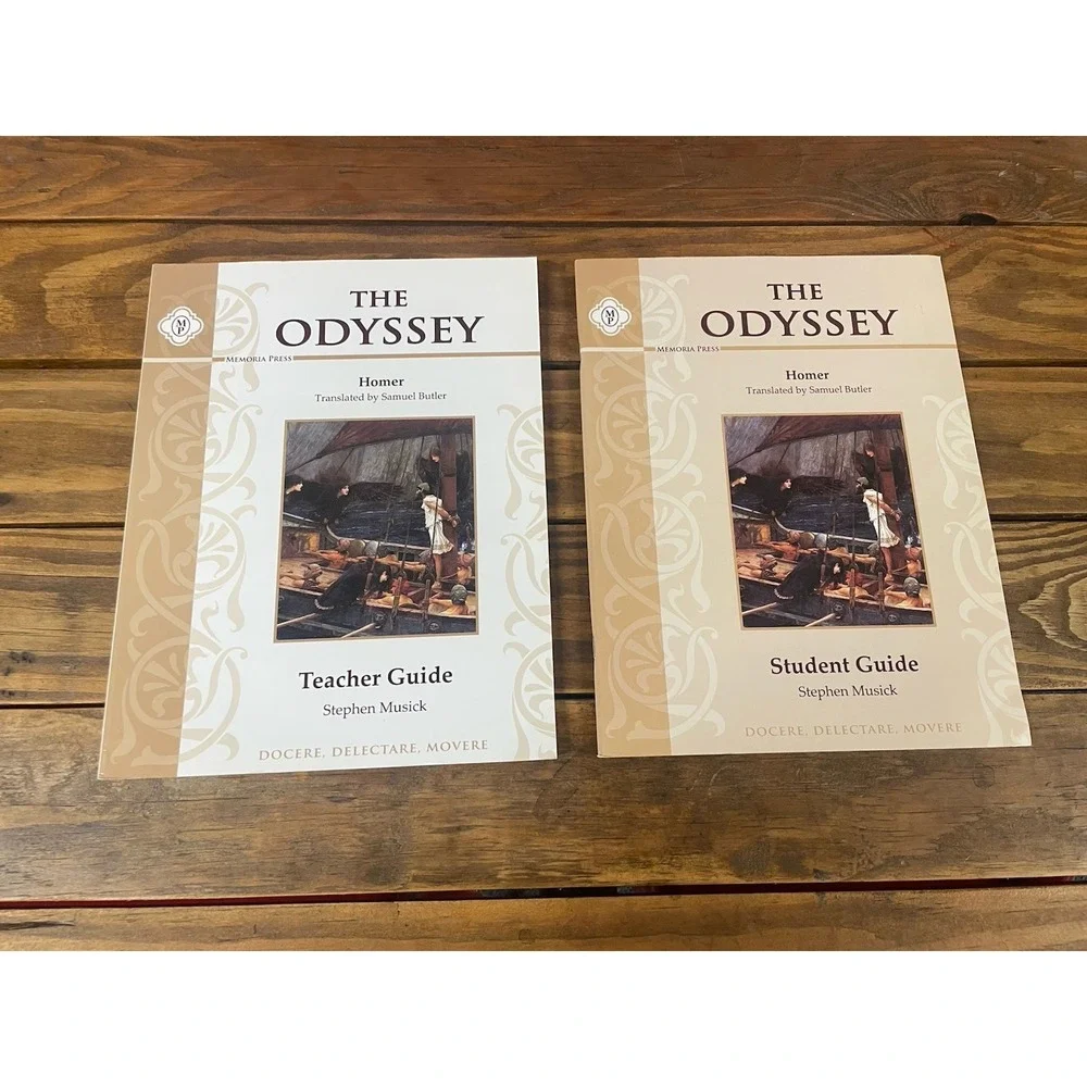 The Odyssey Teacher & Student Guide Set Memoria Press Homeschool NEW